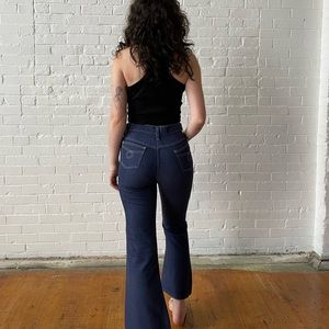 Handmade vintage 70s flare jeans